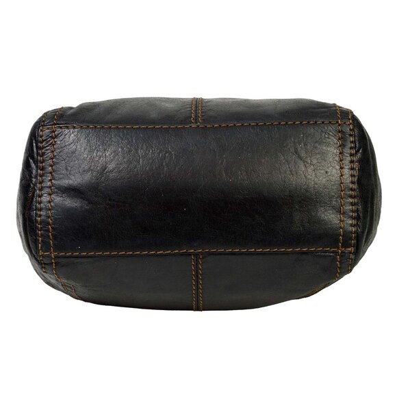 Fossil Black Leather Shoulder Bag - Picture 13 of 14